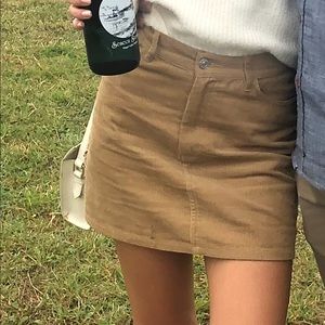 Corduroy skirt